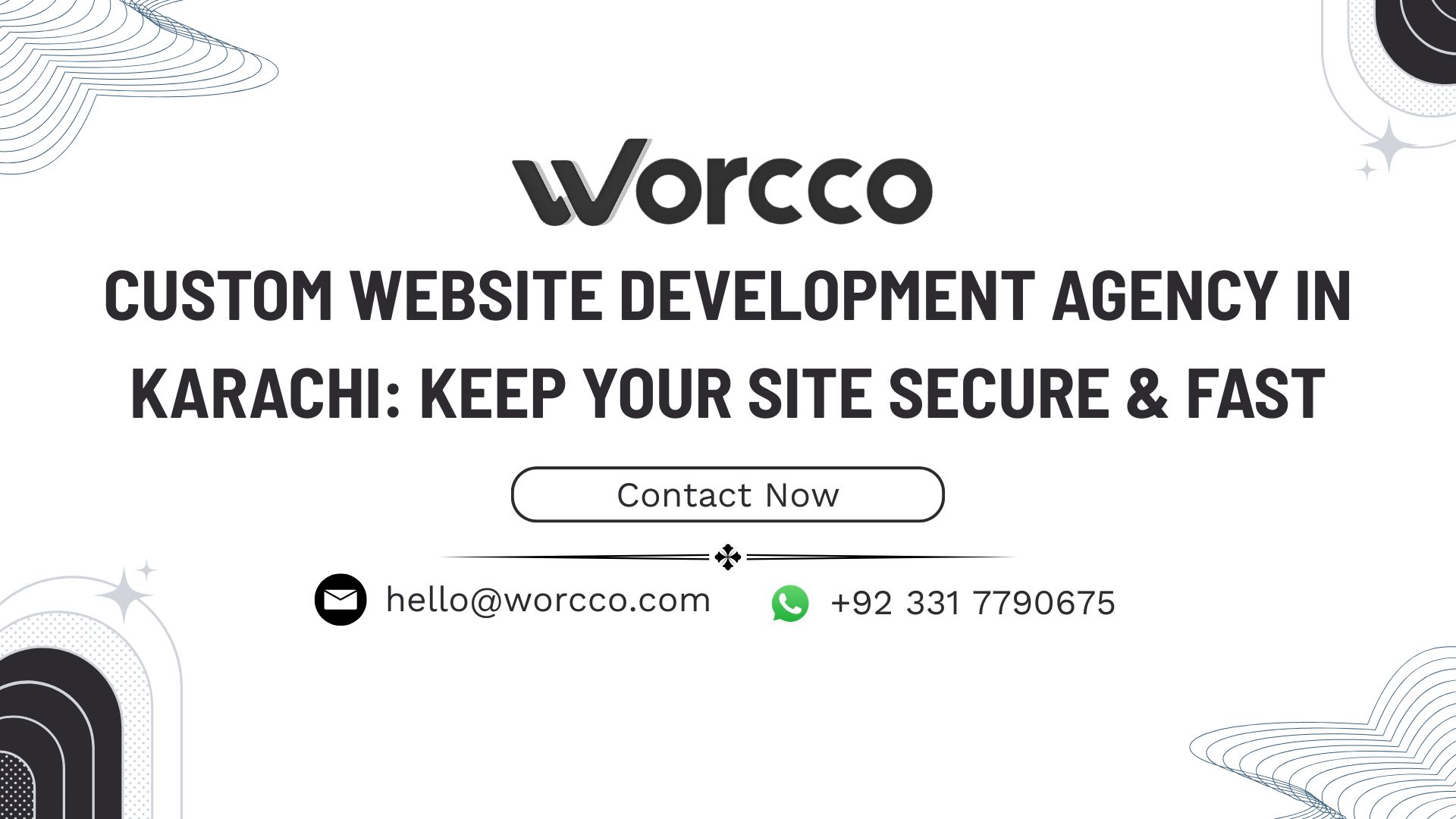 Custom Website Development Agency in Karachi: Keep Your Site Secure & Fast